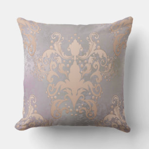 Multi-Gold/Purple Reversible Decorative Pillow