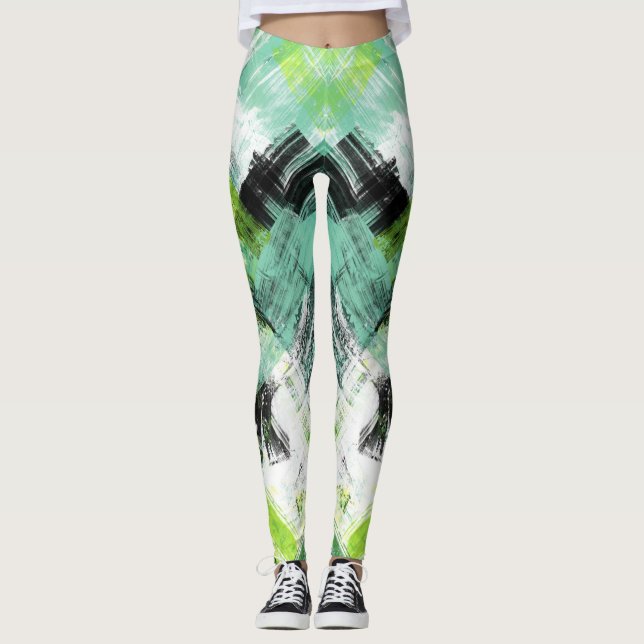 Multi-Graphics grunge Leggings (Front)