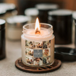 Multi Holiday Photos | Merry Christmas | Gift Square Sticker<br><div class="desc">Collage Holiday Photos | Merry Christmas | Gift</div>