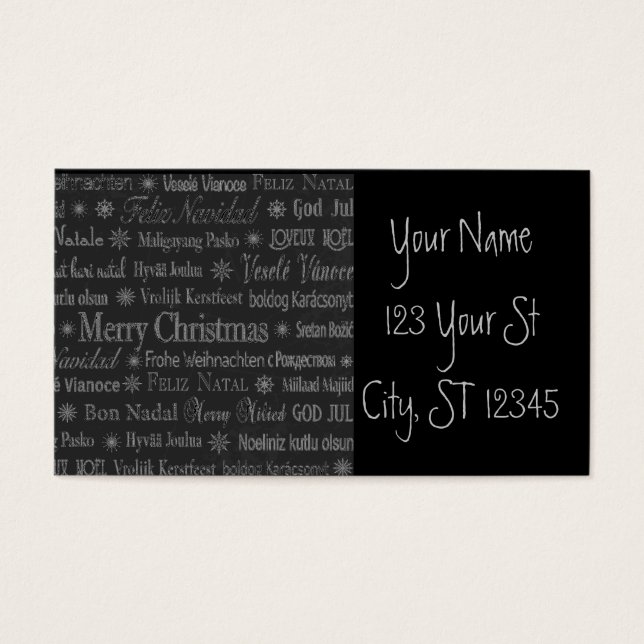 Multi-language Merry Christmas Thunder_Cove (Front)