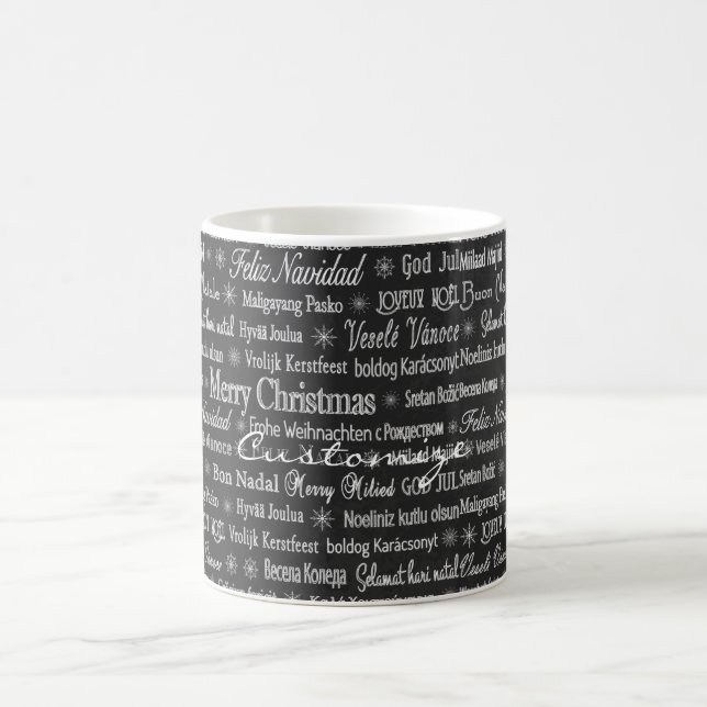 Multi-language Merry Christmas Thunder_Cove Coffee Mug (Center)