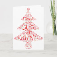 Multi Language Merry Christmas Tree