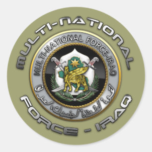 Multi-National Force – Iraq Classic Round Sticker