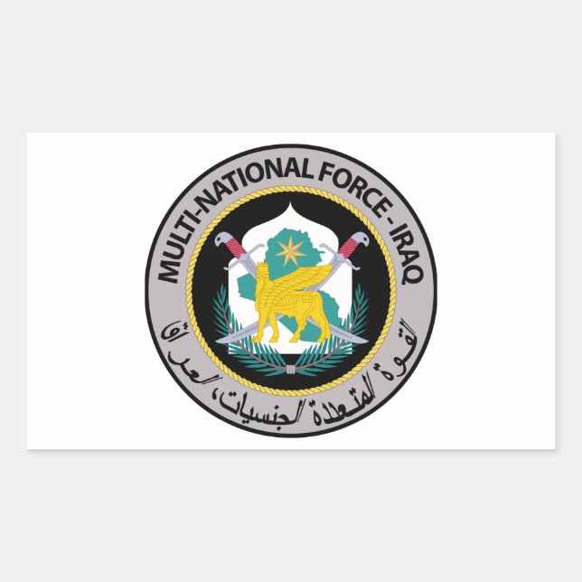 Multi National Force - Iraq Sticker (Front)