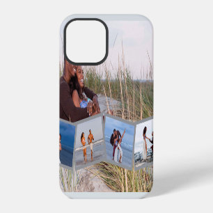 Multi Photo 5 Picture Zig Zag Collage Landscape iPhone 12 Pro Case