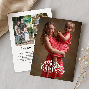 Multi Photo Christmas Holiday Card