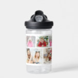 Multi Photo Collage Modern Personalized Name Water Bottle<br><div class="desc">Multi Photo Collage Modern Personalized Name Water Bottle features a photo collage of six of your favourite photos. Personalized with your name in modern black script. Perfect for birthday,  Christmas,  baby shower and more. PHOTO TIP: centre your photos before uploading to Zazzle. Designed by ©Evco Studio www.zazzle.com/store/evcostudio</div>