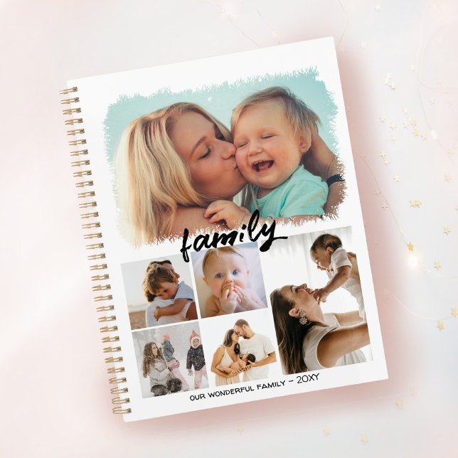 Multi Photo Collage Simple Frame Personalized Planner (Creator Uploaded)