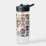 Multi Photo Collage Simple Modern Hexagon Pattern Water Bottle<br><div class="desc">Multi Photo Collage Simple Modern Hexagon Honeycomb Pattern Personalized Water Bottle features a photo collage of your favourite photos in a hexagon shape. Perfect for gifts for birthday, Christmas, Mother's Day, Father's Day, Grandparents, brother, sister, best friend and more. PHOTO TIP: centre your photos before uploading to Zazzle. Designed by...</div>