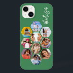Multi Photo Collage Simple Modern Personalized Case-Mate iPhone 14 Plus Case<br><div class="desc">Multi Photo Collage Simple Modern Personalized Name Hexagon Pattern Smartphone iPhone Case features a photo collage of your favourite photos in a hexagon shape. Personalized with your name. Perfect for birthday, Christmas, Mother's Day, Father's Day, Grandparents, brother, sister, best friend and more. PHOTO TIP: centre your photos before uploading to...</div>