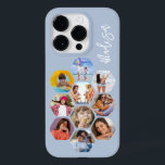 Multi Photo Collage Simple Modern Personalized Case-Mate iPhone 14 Pro Case<br><div class="desc">Multi Photo Collage Simple Modern Personalized Name Hexagon Pattern Smartphone iPhone Case features a photo collage of your favourite photos in a hexagon shape. Personalized with your name. Perfect for birthday, Christmas, Mother's Day, Father's Day, Grandparents, brother, sister, best friend and more. PHOTO TIP: centre your photos before uploading to...</div>