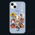 Multi Photo Collage Simple Modern Personalized Case-Mate iPhone 14 Plus Case<br><div class="desc">Multi Photo Collage Simple Modern Personalized Name Hexagon Pattern Smartphone iPhone Case features a photo collage of your favourite photos in a hexagon shape. Personalized with your name. Perfect for birthday, Christmas, Mother's Day, Father's Day, Grandparents, brother, sister, best friend and more. PHOTO TIP: centre your photos before uploading to...</div>