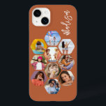 Multi Photo Collage Simple Modern Personalized Case-Mate iPhone 14 Plus Case<br><div class="desc">Multi Photo Collage Simple Modern Personalized Name Hexagon Pattern Smartphone iPhone Case features a photo collage of your favourite photos in a hexagon shape. Personalized with your name. Perfect for birthday, Christmas, Mother's Day, Father's Day, Grandparents, brother, sister, best friend and more. PHOTO TIP: centre your photos before uploading to...</div>