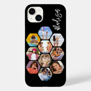 Multi Photo Collage Simple Modern Personalized Case-Mate iPhone 14 Plus Case