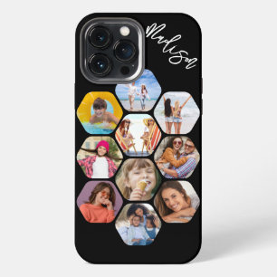 Multi Photo Collage Simple Modern Personalized iPhone 13 Pro Max Case