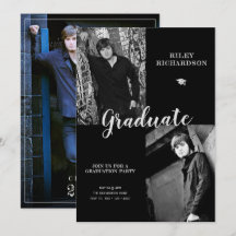 Multi Photo Graduation Invitation