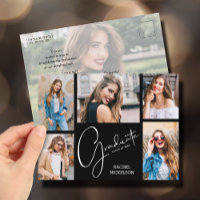 Multi Photo Graduation Party Invitation