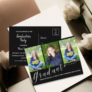 Multi Photo   Script   Graduation Announcement