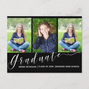 Multi Photo   Script   Graduation Announcement