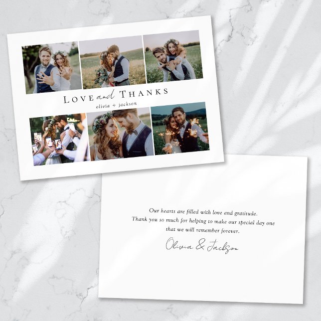 Multi Photo Script Love et Merci photo Mariage (Créateur téléchargé)