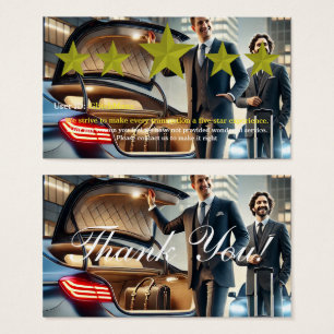 Multi Platform five star rating feedback card