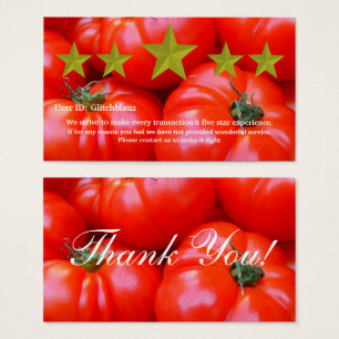 Multi Platform five star rating feedback card