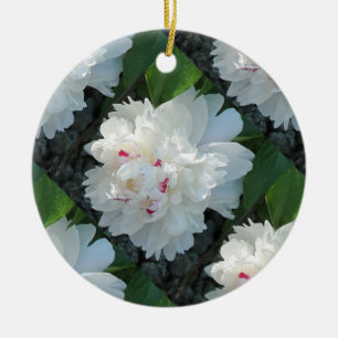 Multi Precious Peony Ornament