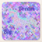 Multi-Prism Coloured Unicorn Coaster