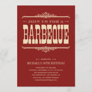 Multi-Purpose Barbeque Party Invitations