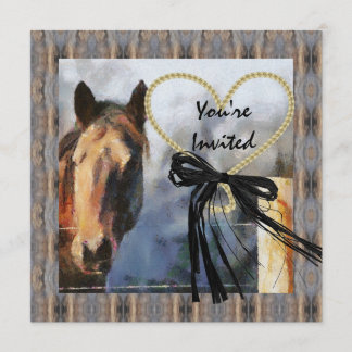MULTI PURPOSE Country Horse  Invitation