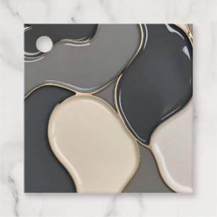 Multi purpose favour tags in stylish graphic