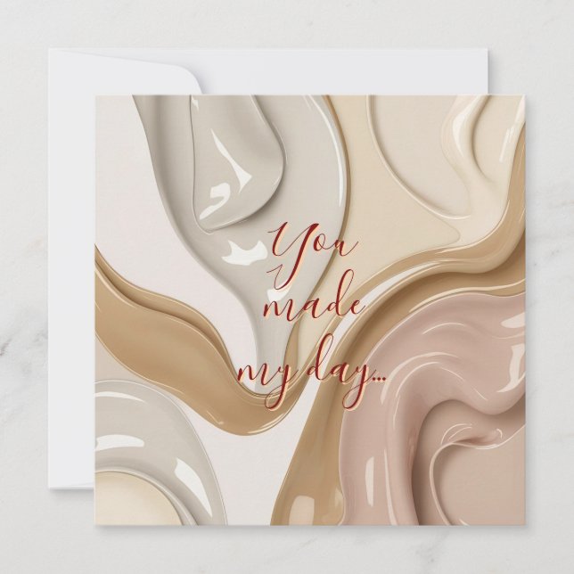 Multi purpose flat card in stylish graphic (Front)