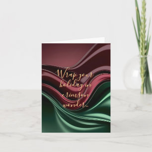 Multi purpose folded card in stylish graphic