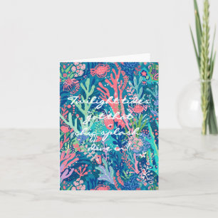 Multi purpose folded card in stylish graphic