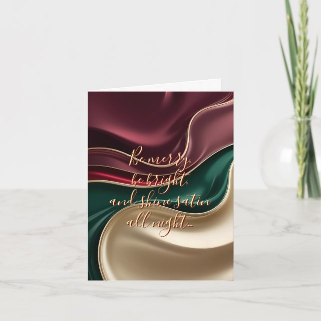 Multi purpose folded card in stylish graphic (Front)