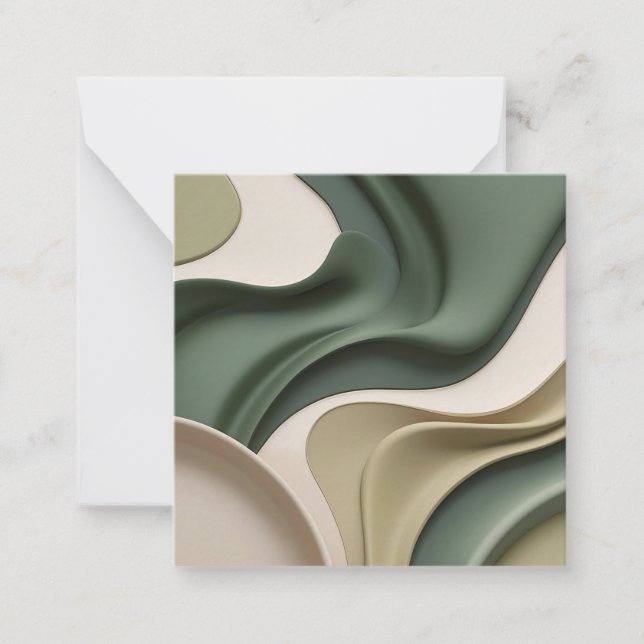 Multi purpose note card in stylish graphic (Front)