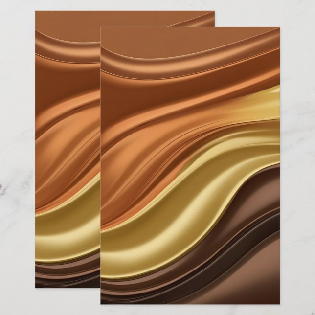 Multi purpose stationery paper in stylish graphic (Front/Back)