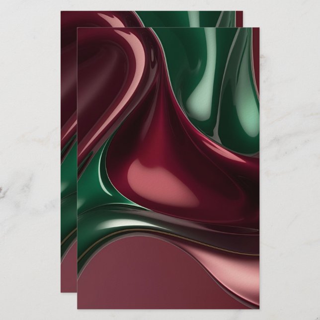 Multi purpose stationery paper in stylish graphic (Front/Back)