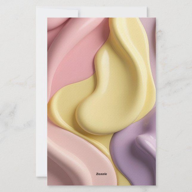 Multi purpose stationery paper in stylish graphic (Back)