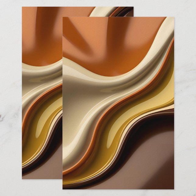 Multi purpose stationery paper in stylish graphic (Front/Back)