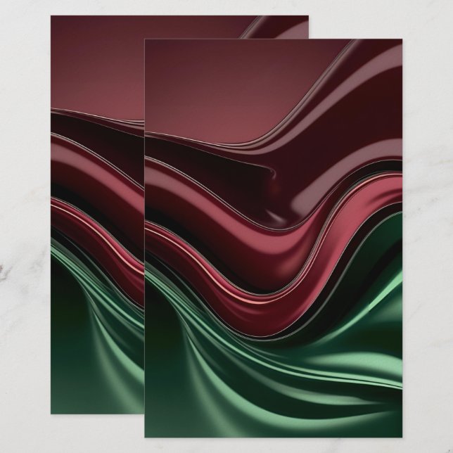 Multi purpose stationery paper in stylish graphic (Front/Back)