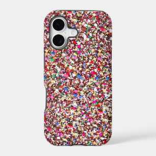 Multi Sequins Rouges Étincelle Paillettes Bling iP