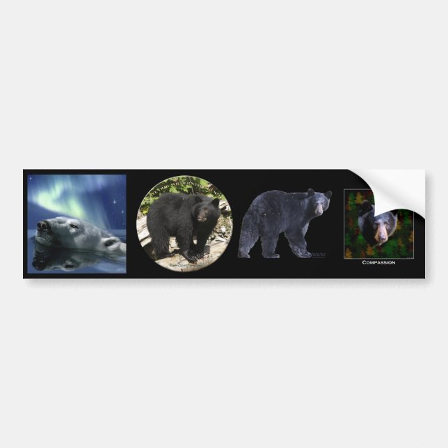 Multi-stickers V BEAR Set Bumper Sticker (Front)