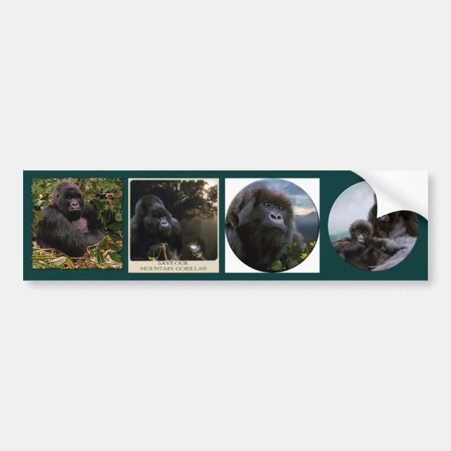 Multi-stickers VII PRIMATE Set Bumper Sticker (Front)