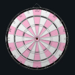 Multi-Target Bullseye Dart Board<br><div class="desc">A fun multi target bullseye themed dartboard. Fully customizable if desired to add business or family names,  images,  change background pink colour,  and more. Enjoy!</div>