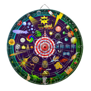Multi-Target Carnival Games Dartboard