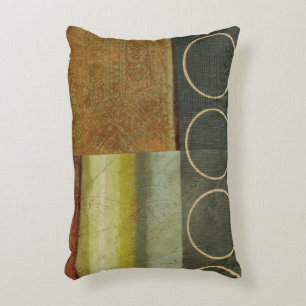 Multi-textured Abstract Painting by Vision Studio Decorative Pillow