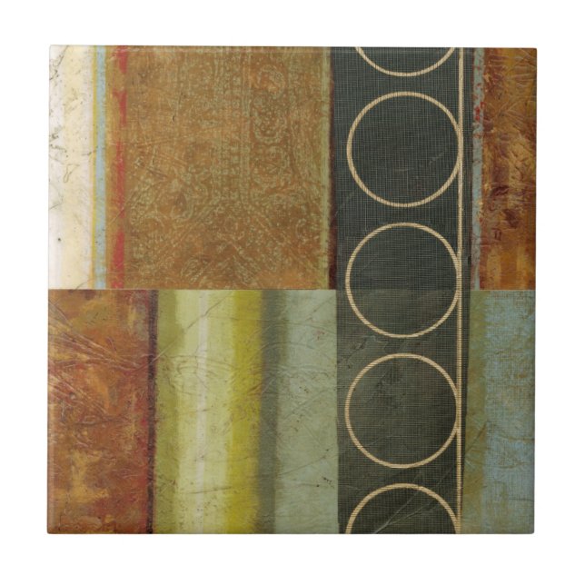 Multi-textured Abstract Painting by Vision Studio Tile (Front)