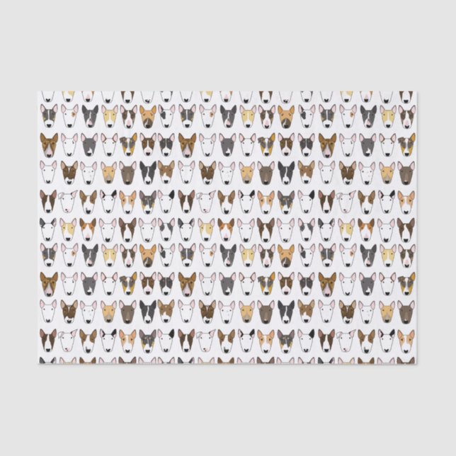 Multibull Bull Terrier Tissue Paper (Front)