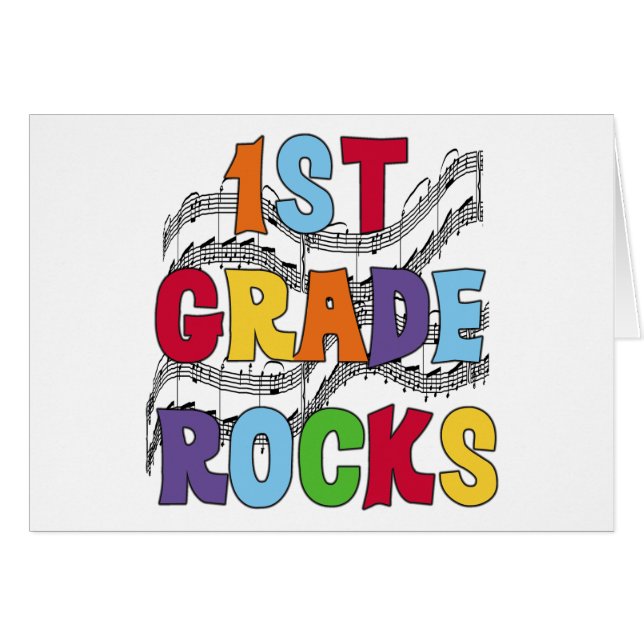 Multicolor 1st Grade Rocks (Front Horizontal)